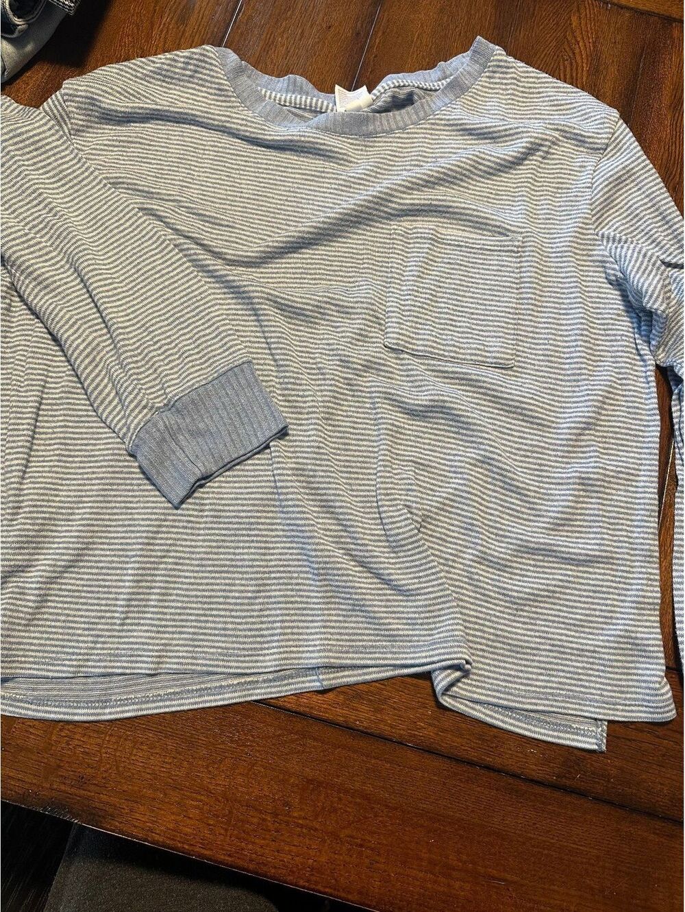 Stars Above 2pc pj set blue striped sz L